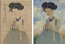 DGIST, AI로 재해석한 '미인도' 전시…서양 거장들 화풍으로 재해석