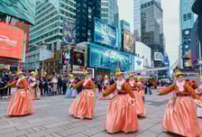 뉴욕 한복판 찾아온 K컬처, 현지인 북적북적…'전통문화의 힘'