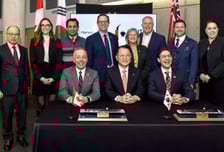 한화오션, 캐나다 온타리오조선소·모호크대학과 협력 체계 구축