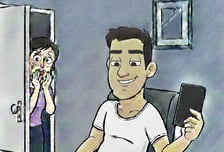 "딴 여자와 깔깔" 하의 벗고 음란통화...'자칭 일편단심' 남편 돌변