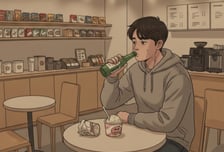 무인카페서 소주 마시다 '꾸벅'…청년 본 사장의 '반전' 행동 훈훈[오따뉴]