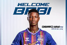 [오피셜] 수원FC, 191cm 장신 스트라이커 마테우스 바비 영입