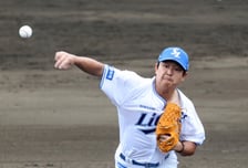 [포토] 양창섭 '국대 상대로 실점은 없다'