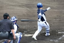 [포토] 문현빈 '1타점 추격타'