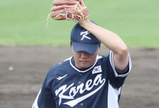 [포토] 정우주 '여기서 포기할 순 없다'