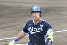 [포토] 안현민 '물오른 타격감'