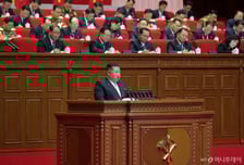 北 9차 당대회 2일 차…"지난 5년 당의 혁명 발전에 '대변혁' 시기"