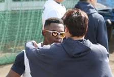 [포토] 류현진 'Oh 페라자~'