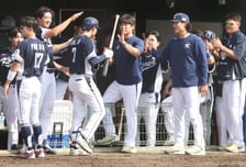 [포토] 구자욱 '연패 탈출 넘버원'