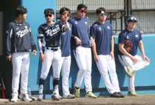 [포토] 박해민, 송승기에 틈새 강의