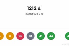 26.5억씩 받는 행운의 12명…로또 당첨번호 '5, 8, 25, 31, 41, 44'