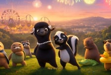 AI로 만든 동물 애니…에버랜드 '뿌빠타운' 닷새 만에 80만뷰 돌파