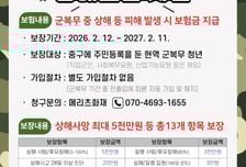 중구, 올해부터 '군 복무 청년' 상해보험 무료 가입