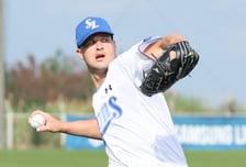 [포토] 맷 매닝 '지금은 커브 타임'