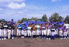 삼성, '21년 인연' 오키나와 온나손 꿈나무들에 야구공 500개 전달→ 박진만 "야구 즐기기면서 해라" 덕담