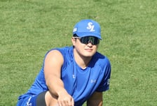 [포토] 최원태 '오키나와 햇살이란...'