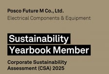 포스코퓨처엠, S&amp;P 글로벌 지속가능경영 보고서 3년 연속 등재