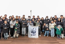 GS건설, 임직원 가족과 함께  WWF연계 '두루미 탐조 활동' 진행