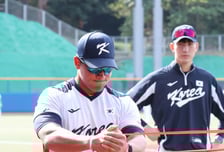 [포토] 안현민 '괴력 팔뚝'