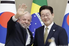 정상서 만난 두 '소년공'…李 대통령, 룰라에 "인생사, 참 닮았다"