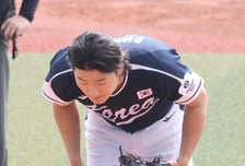 [포토] 곽빈 '예절은 만국 공통어'