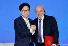 한·브라질, 전략광물·AI 동맹 강화…이재용·정의선 등 총수 총출동