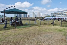 "댕댕아 산책가자"…안산도시공사 '와스타디움 반려견 놀이터' 재개