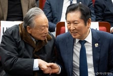 [단독]'96세 정치원로' 권노갑, 출판기념회…정청래·김민석 총출동