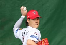 [포토] 곽도규 '최형우 선배 상대할 수 있다니'