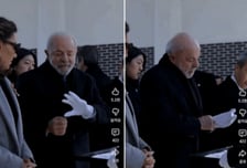 "여보, 이 장갑 좀 봐"…현충원 간 룰라 대통령, 세심 의전에 '감동'