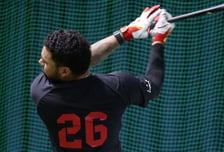 [포토] 카스트로 '부드러운 스윙'