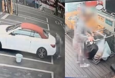 "공짜로 물 세차, 쓰레기 투기"...유료 세차장에 뜬 '얌체 남성'