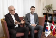 주한덴마크대사관, 레오파마 부회장과 간담회…"韓, 亞 주요 거점"