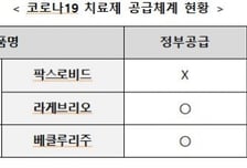 코로나19 먹는 치료제 '팍스로비드'로 한정