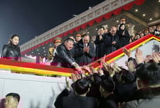 北 당대회 기념 열병식…김정은 "적대행위 즉시 처절한 보복"