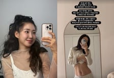 두 자녀 엄마 맞아?…최희, 선명한 11자 복근+잘록 허리 공개