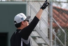 [포토] 장성우 '훈련도 세리머니가 필요해'