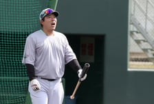 [포토] 김현수 '그게 아웃이라구?'