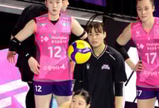 [포토]'GS전 준비하는' 흥국 박민지