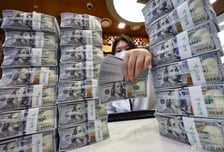 거주자외화예금 한 달 만에 감소…유로화 23억달러 급감