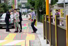 서울 송파구, 개학 앞두고 잠동초 통학로 보행환경 개선