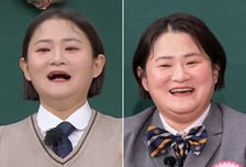 "입 터졌다" 44㎏ 뺐던 김신영, 살 오른 근황…13년 체중유지 와르르