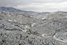 경북 북동지역 산지 대설 예비특보...기상청 "5~10㎝"