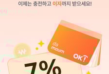 선불충전금에 최대 연 7% 이자… 'OKx다날다모음통장' 출시