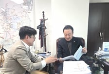 김병수 김포시장, 국회 방문 '5호선 연장' 국회청원 신속 처리 건의