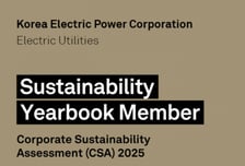 한국전력, S&amp;P 'Sustainability Yearbook Member' 선정
