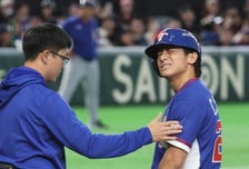 [포토]'볼맞고 고통스러워하는'대만 천제셴