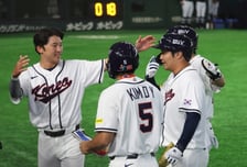 [포토]누구보다 반가운 박해민 '그랜드슬램' 문보경