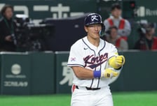 [포토]'볼넷출루 4번타자' 안현민