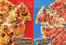 "피자인데 치즈버거 같네"…도미노피자, '아메리칸 클래식' 2종 출시
